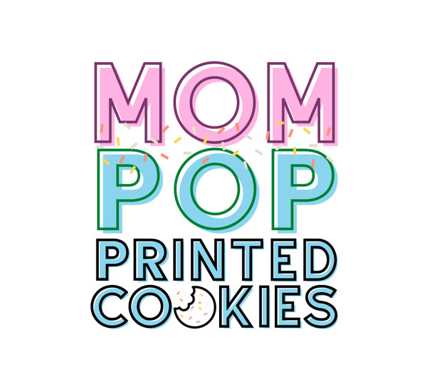Mom Pop Printed Cookies